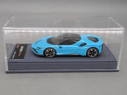 Modellautos 1:43 BBR Executive Calsito Ferrari SF90 Stradale Blue Ltd 02/21 OVP
