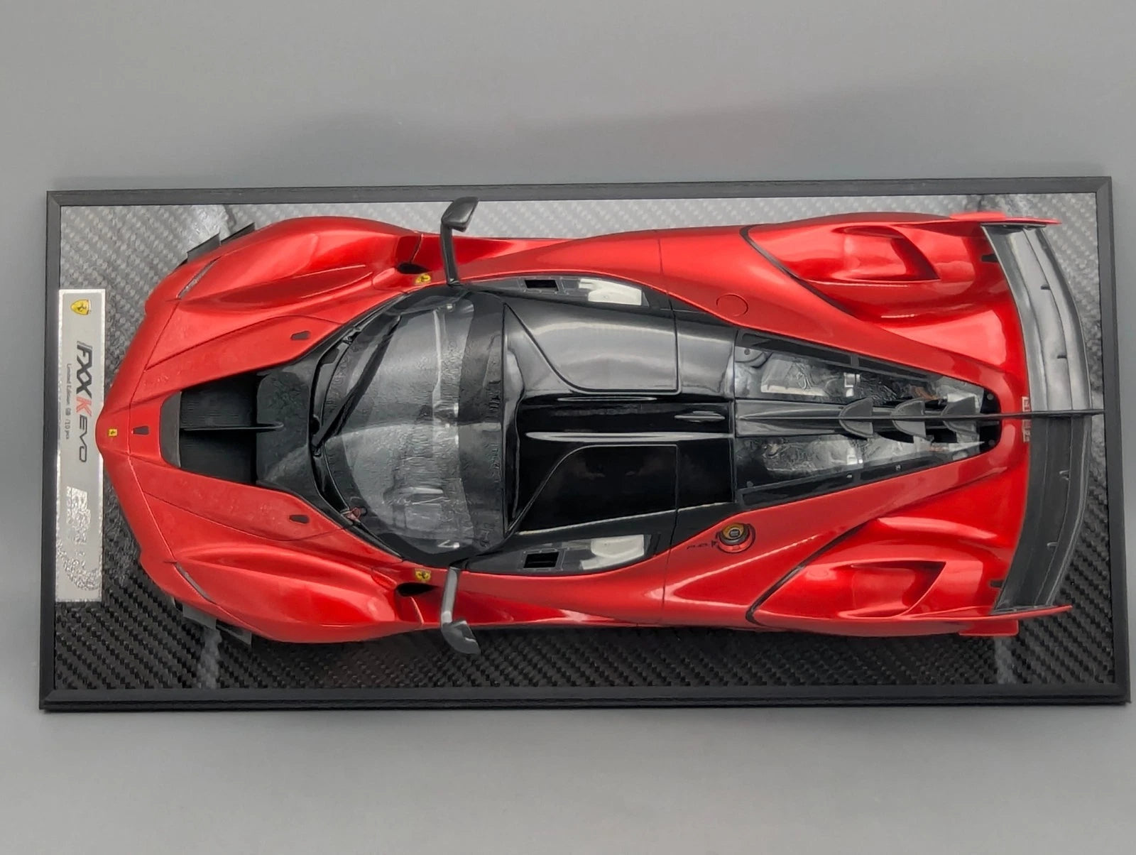 Modellautos 1:12 BBR Ferrari FXX-K EVO Gloss F1 2007B Red Ltd 00/10 Vitrine OVP