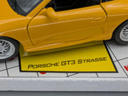 Modellautos 1:18 Bburago Gold Edition Porsche 911 GT3 Straße Gelb mit OVP
