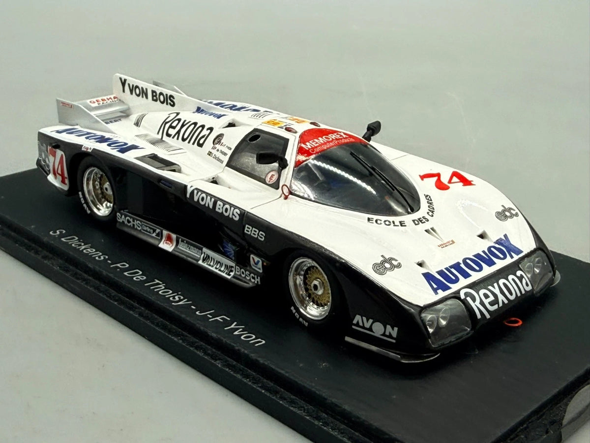 Modellautos 1:43 Spark Gebhardt 853 Le Mans 1986 #74 + OVP