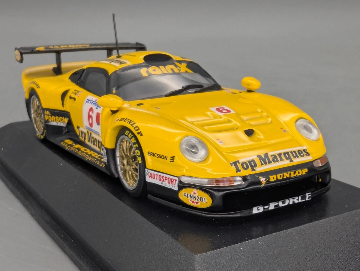 Modellautos 1:43 Minichamps Porsche 911 GT1 British GTC 1999 #6 mit OVP