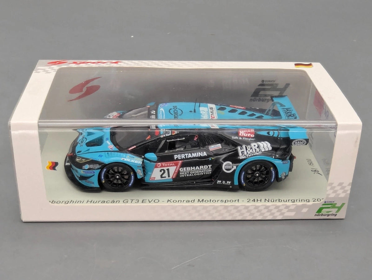 Modellautos 1:43 Spark SG711 Lamborghini Huracan GT3 EVO 24h Nbrg 2020 #21 OVP