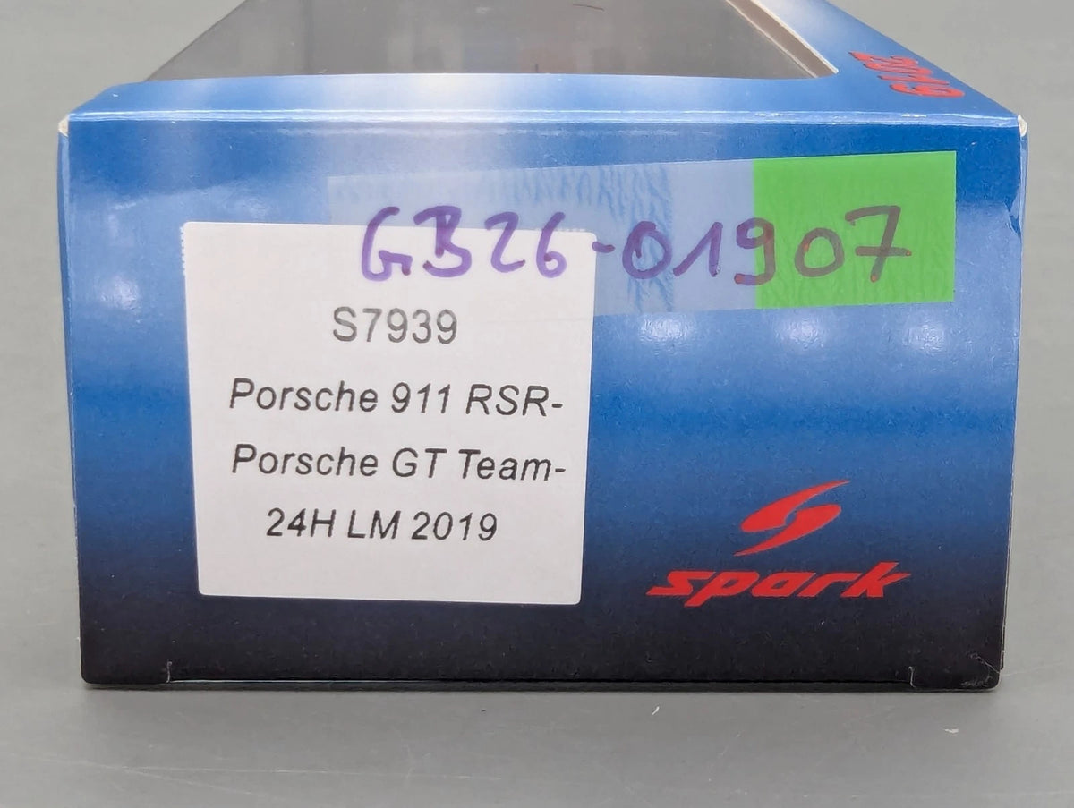 Modellautos 1:43 Spark S7939 Porsche 911 RSR 24h Le Mans 2019 #94 mit OVP