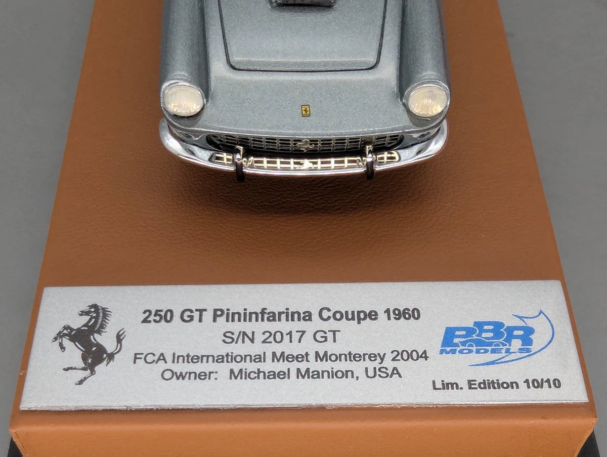 Modellautos 1:43 BBR Ferrari 250 GT Pininfarina Coupe S/N 2017 GT 10/10 mit OVP