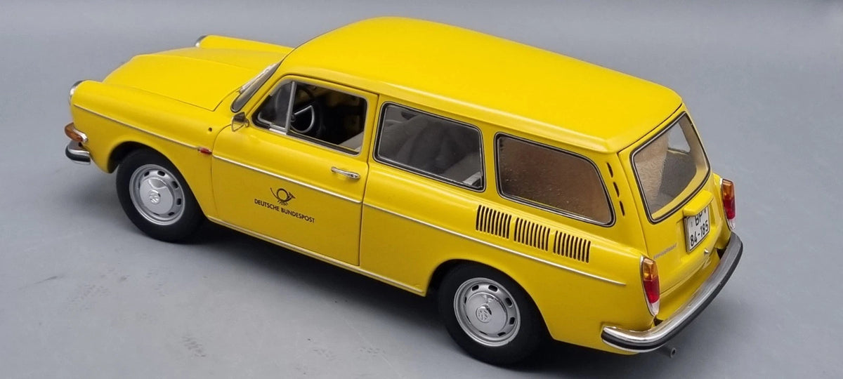 Modellautos 1:18 Minichamps VW 1600 L Variant Deutsche Bundespost OVP