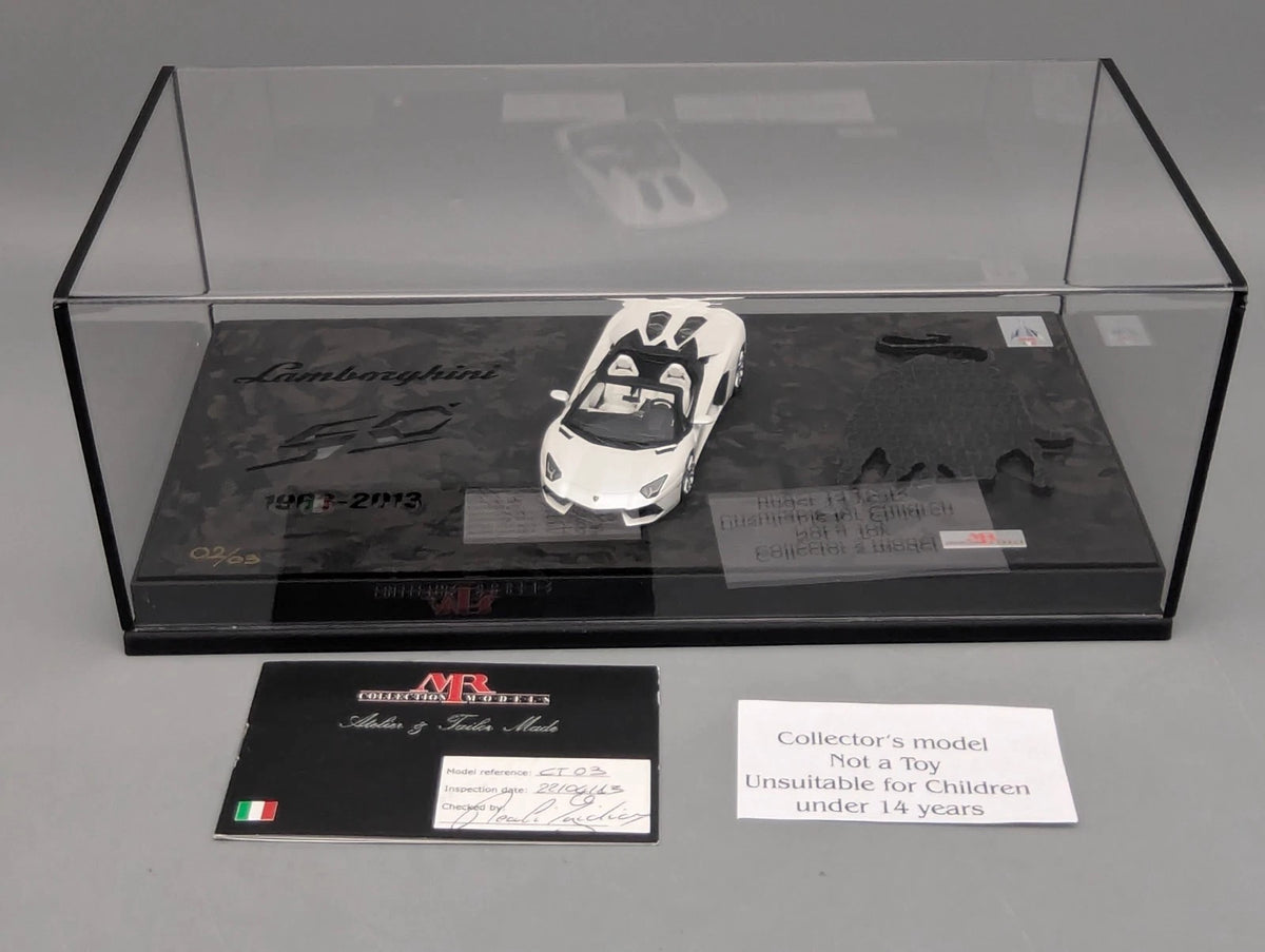Modellautos 1:43 MR Lamborghini Aventador LP700-4 50° Anniversario Ltd 2/3 OVP