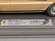 Modellautos 1:18 BBR Ferrari 365 California S/N 9631 G. Garrison Ltd 01/72 OVP