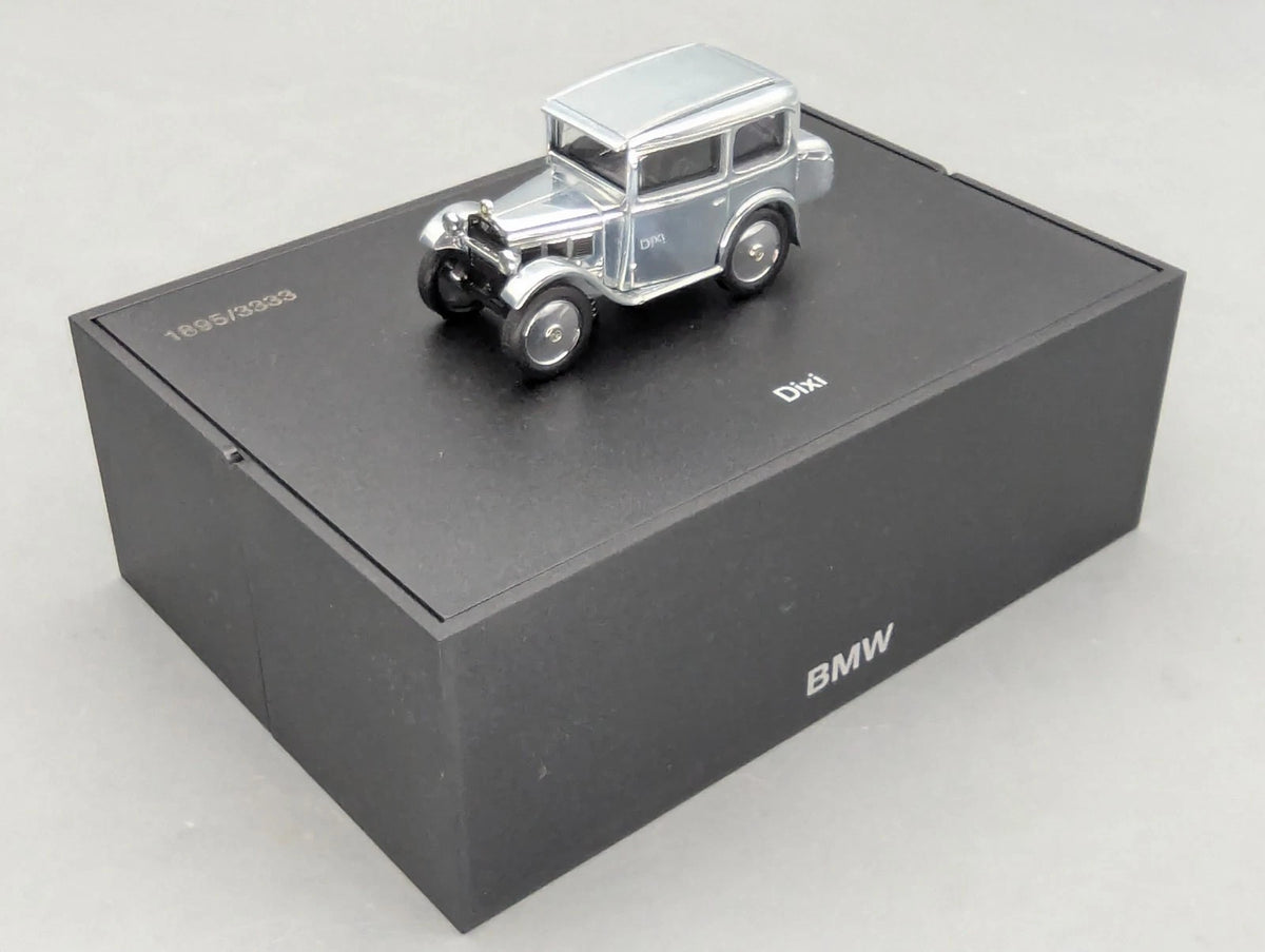 Modellautos 1:43 Minichamps  BMW Dixi Chrom mit Dealer Klappbox mit OVP