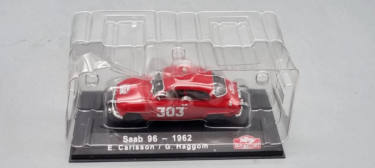Modellautos 1:43 Atlas Saab 96 #303 Rallye Monte Carlo 1962 OVP