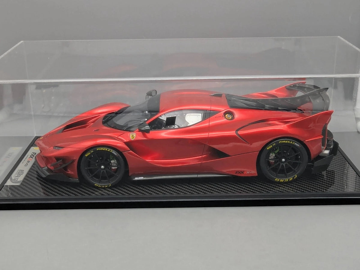Modellautos 1:12 BBR Ferrari FXX-K EVO Gloss F1 2007B Red Ltd 00/10 Vitrine OVP