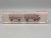 Lkw Modell H0 1:87 Brekina Mercedes Benz LP 333 Lastzug mit Anhänger OVP