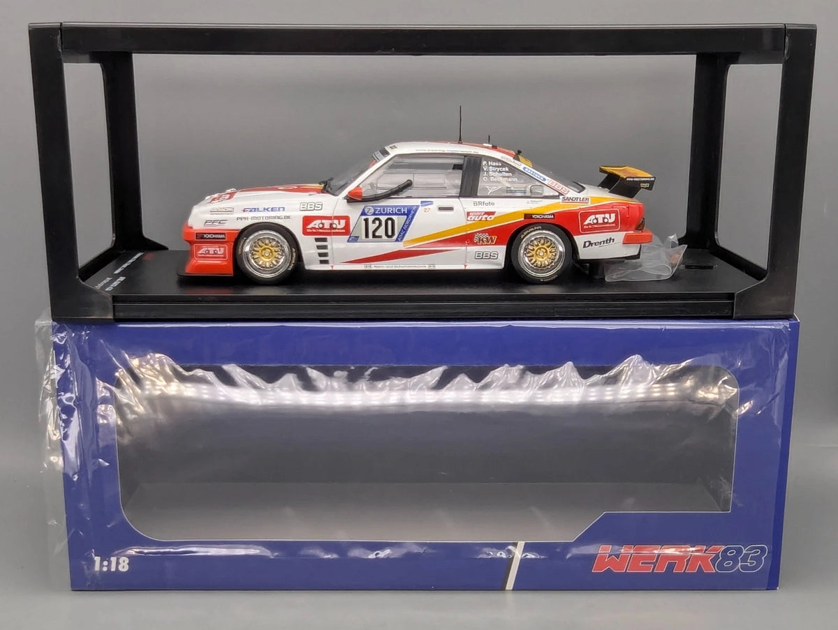 Modellautos 1:18 Werk83 Opel Manta 24h Nürburgring 2018 #120 Strycek u. A. OVP