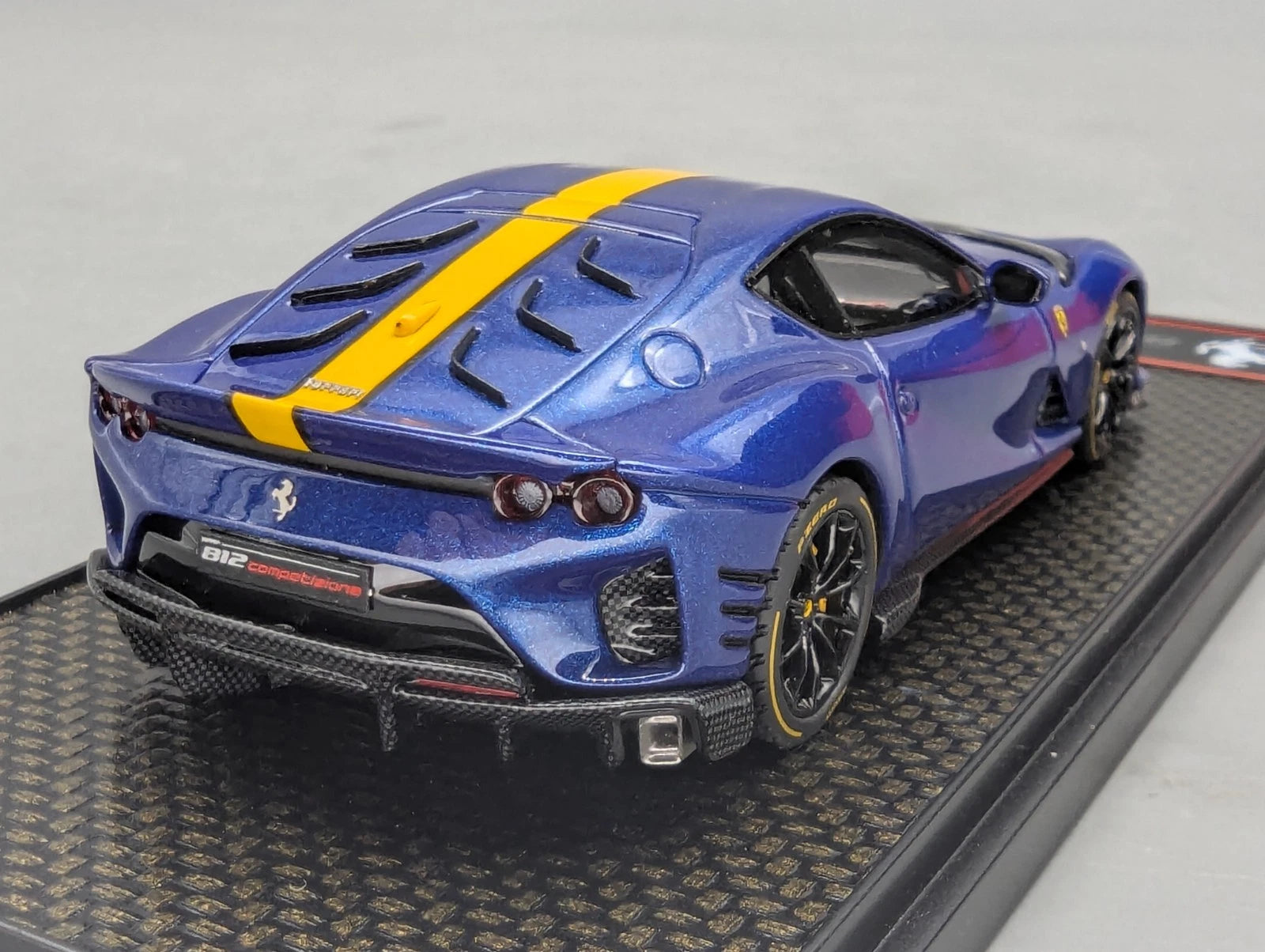 Modellautos 1:43 BBR Concept43 Ferrari 812 Competizione Blue TdF 10/48 mit OVP