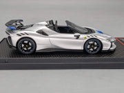 Modellautos 1:43 BBR Concept43 Ferrari SF90 XX Spider Ltd 05/30 Argento NB OVP