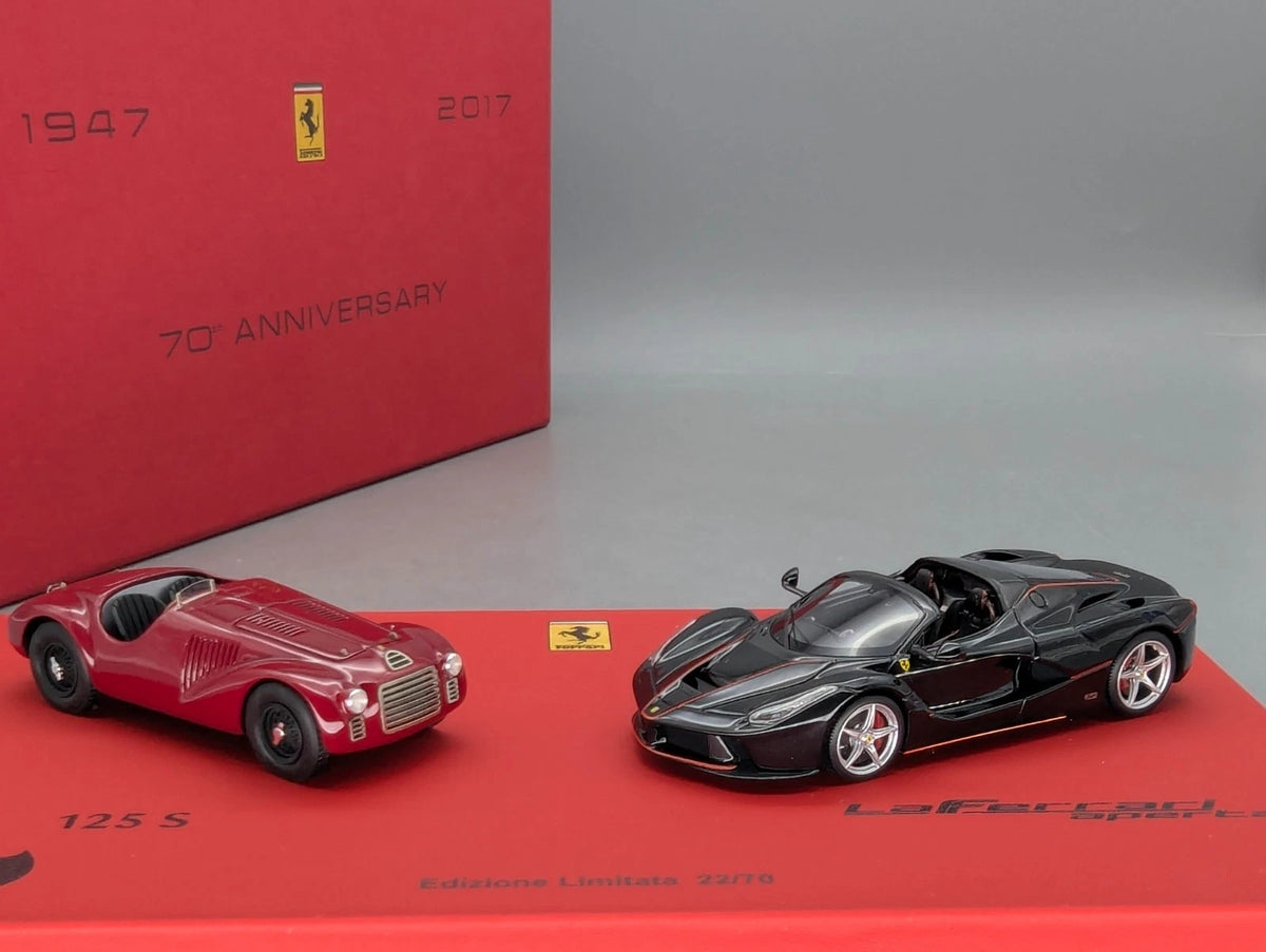 Modellautos 1:43 BBR  70 Jahre Ferrari Set 2-tlg. F 125 und LaFerrari 22/70 OVP