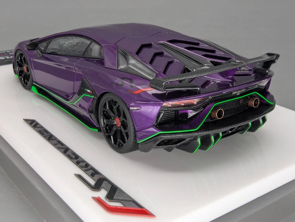 Eidolon Make Up 1:43 Lamborghini Aventador SVJ 2018 Limited 41/50 Viola Pac. OVP