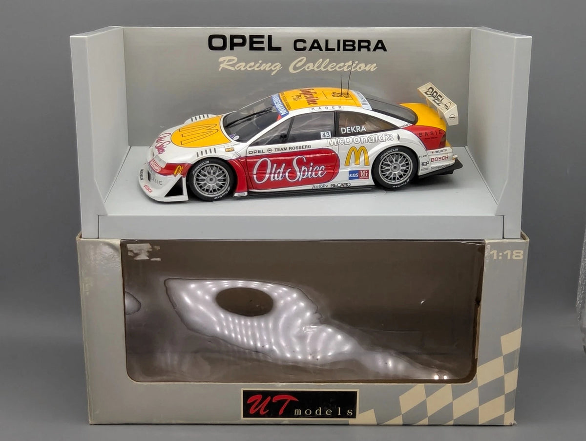 Modellautos 1:18 UT Models Opel Calibra Rosberg 1996 J. J. Letho in OVP