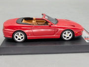 Modellautos 1:43 BBR Ferrari 456 SS Spider Supercharger 1996 Rot mit OVP