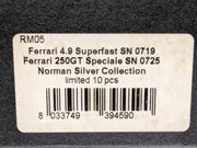 Modellautos 1:43 BBR Ferrari 4.9 Superfast und 250GT Special Limitiert 01/10 OVP