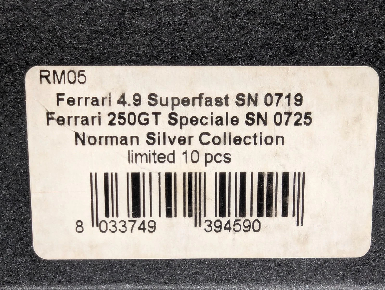 Modellautos 1:43 BBR Ferrari 4.9 Superfast und 250GT Special Limitiert 01/10 OVP
