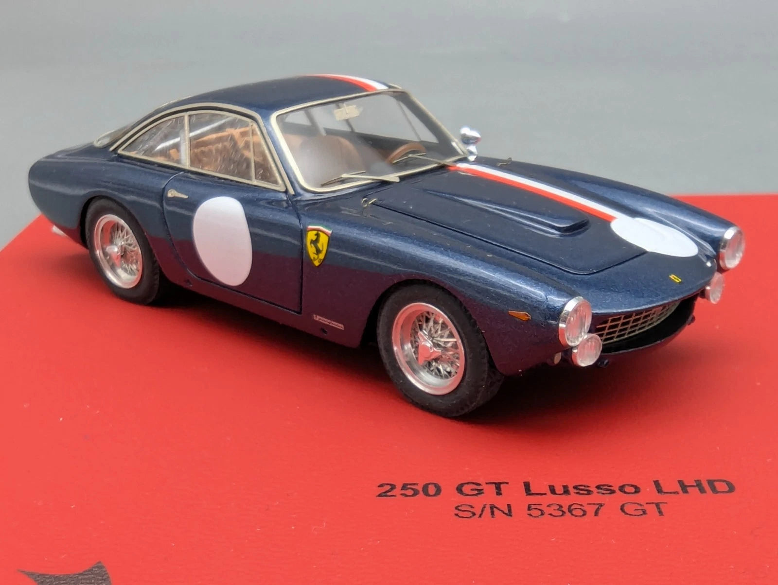 Modellautos 1:43 BBR  Ferrari 250 GT The Racing Lusso LHD RHD Set 2-tlg. 1/3 OVP