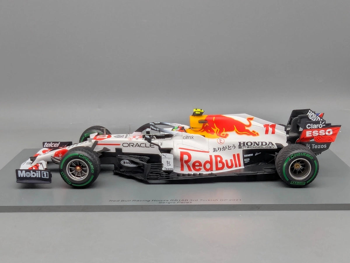 Modellautos 1:18 Spark Honda Red Bull RB16B 3rd Turkish GP 2021 #11 Perez OVP