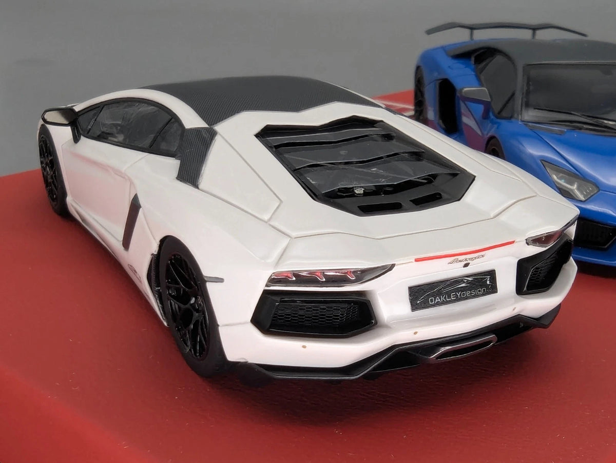 Eidolon Make Up 1:43 Lamborghini Aventador LP760-2 Blau und Weiß 2tlg Set OVP