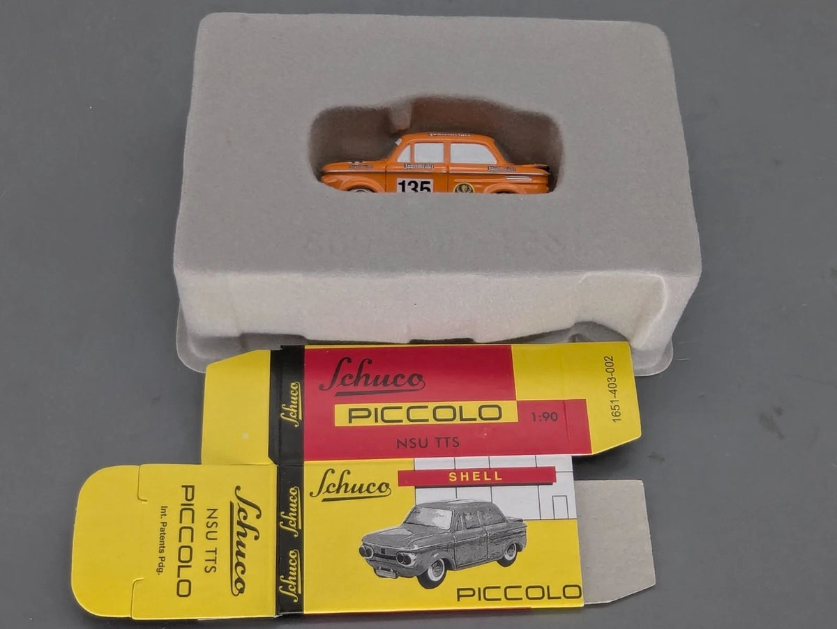 Modellautos 1:90 Schuco Piccolo NSU TTS #135 Ostermann mit OVP