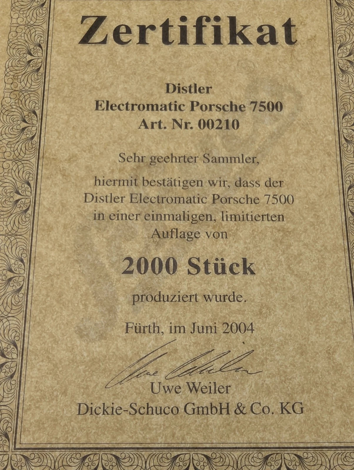 Modellautos 1:16 nicht 1:18 Schuco Distler Porsche 356 Elektromatic 7500 OVP