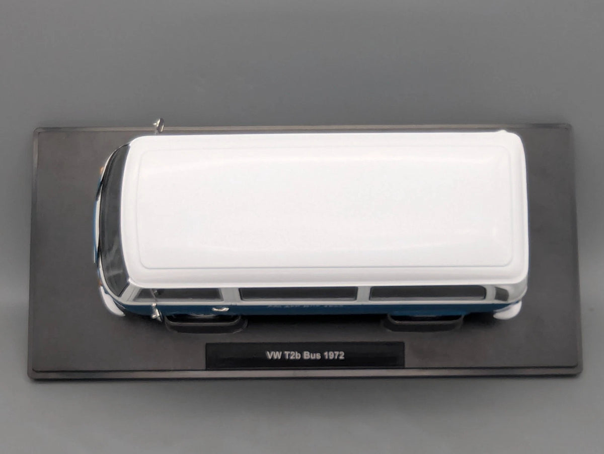 Modellautos 1:18 KK-Scale Volkswagen VW T2b Bus Türkisblau Weiß mit OVP