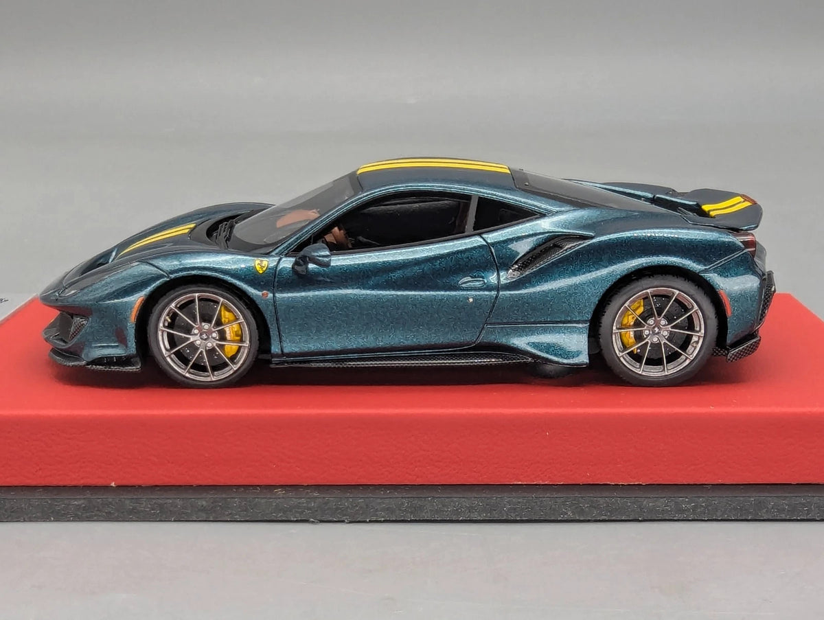 Modellautos 1:43 BBR Concept43 Ferrari 488 Pista LHD Verde Scuro Ltd 01/20 OVP