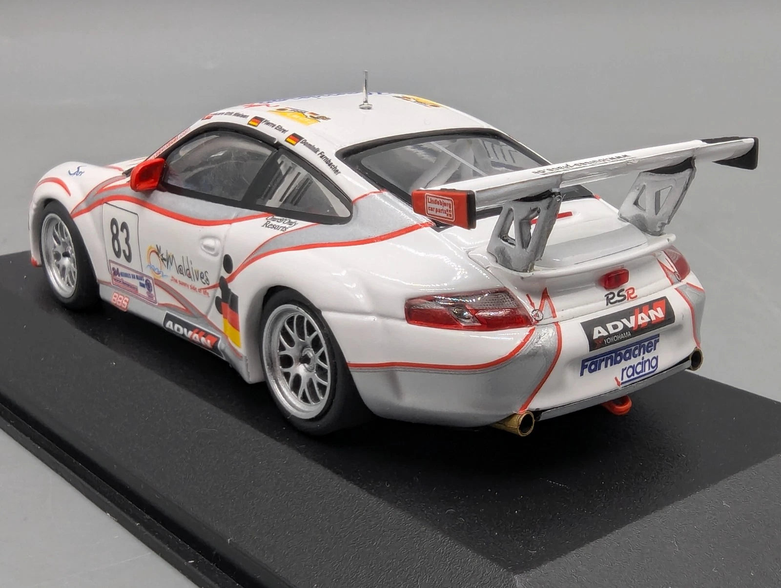 Modellautos 1:43 Minichamps Porsche 911 996 GT3 RSR 2. LeMans GT2 2006 #83 OVP