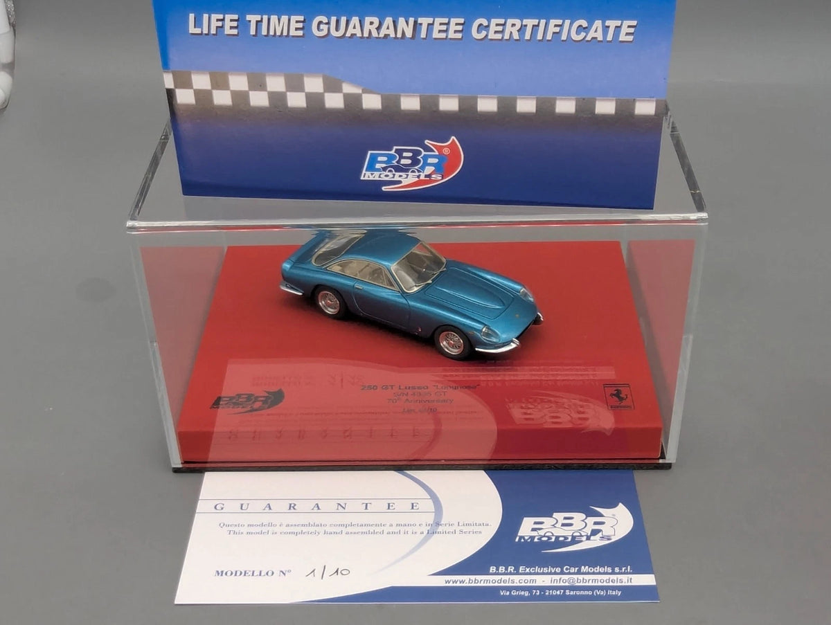 Modellautos 1:43 BBR Ferrari 250 GT Lusso Longnose Ltd 01/10 in OVP