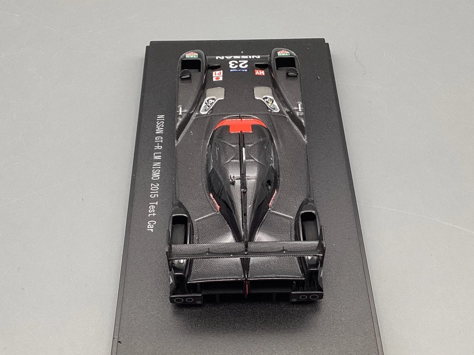 Modellautos 1:43 Ebbro Nissan GT-R LM Nismo 2015 Test Car #23 mit OVP