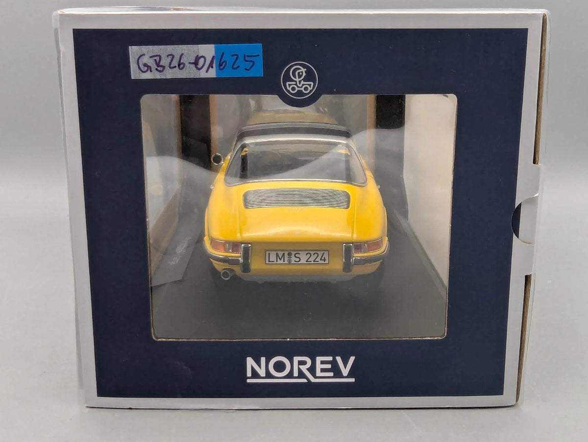 Modellautos 1:18 Norev Porsche 911 E Targa 1969 Gelb mit OVP