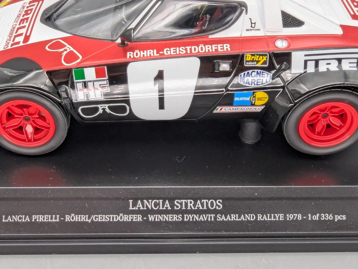 Modellautos 1:18 Minichamps Lancia Stratos WINNER 1978 #1 Röhrl Geistdörfer OVP