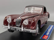 Modellautos 1:18 Sun Star Jaguar XK140 Drophead Coupe Dunkel Rot mit OVP