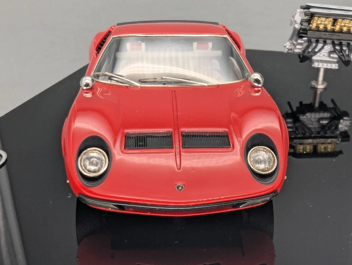 Eidolon Make Up 1:43 Lamborghini Miura P400 SV 1971 Red Engine Set mit OVP