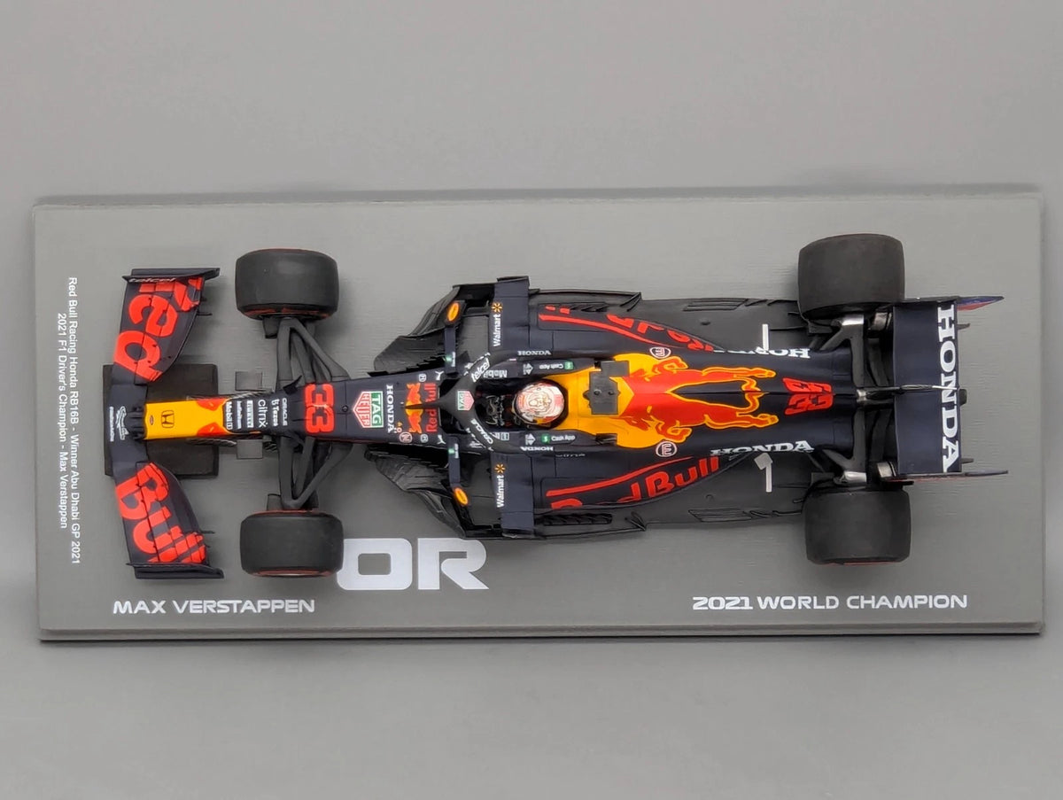 Modellautos 1:18 Spark Honda Red Bull RB16B WINNER Abu D 2021 #33 Verstappen OVP