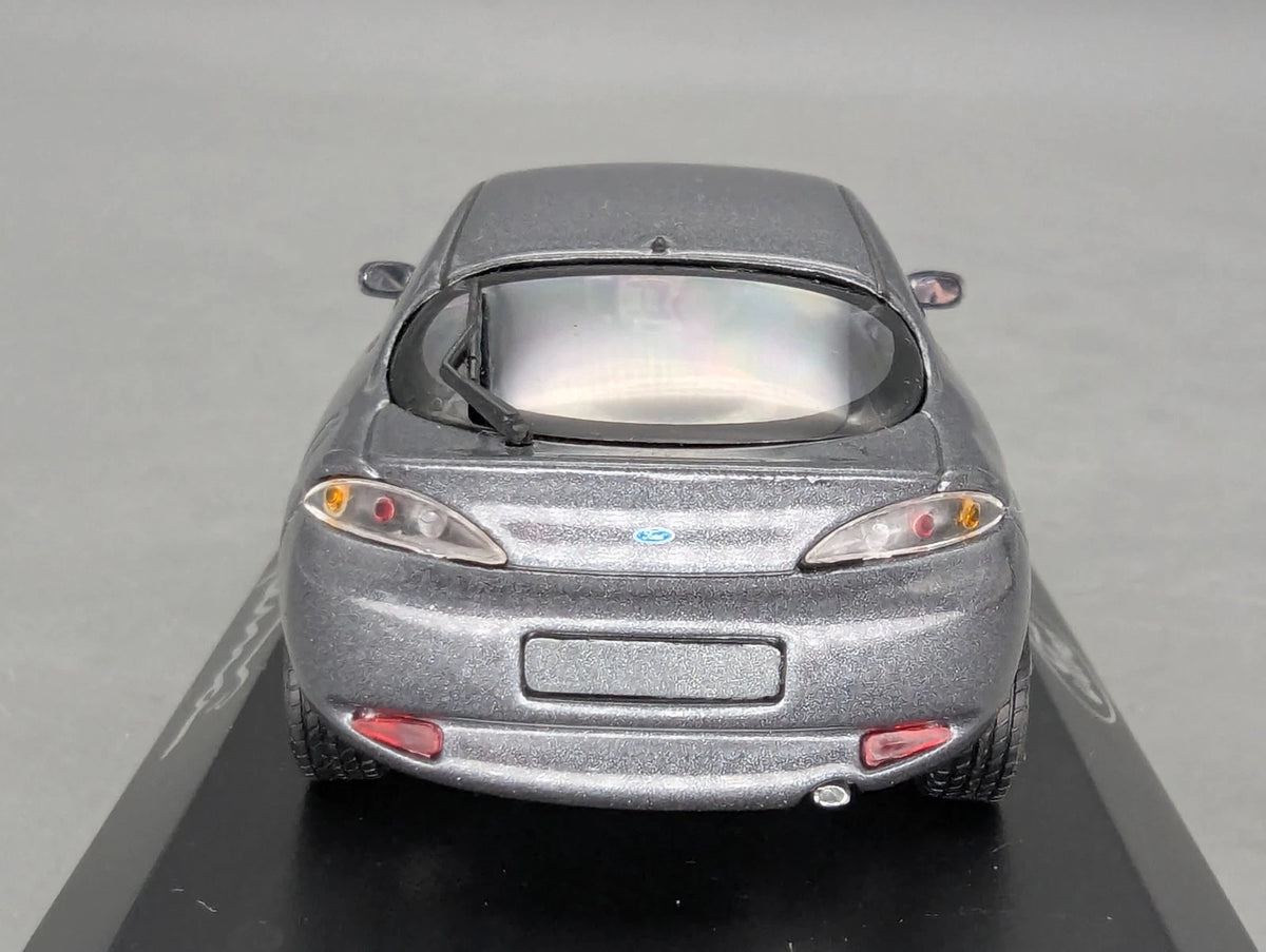 Modellautos 1:43 Minichamps Ford Puma Silbergrau Metallic mit Dealer OVP