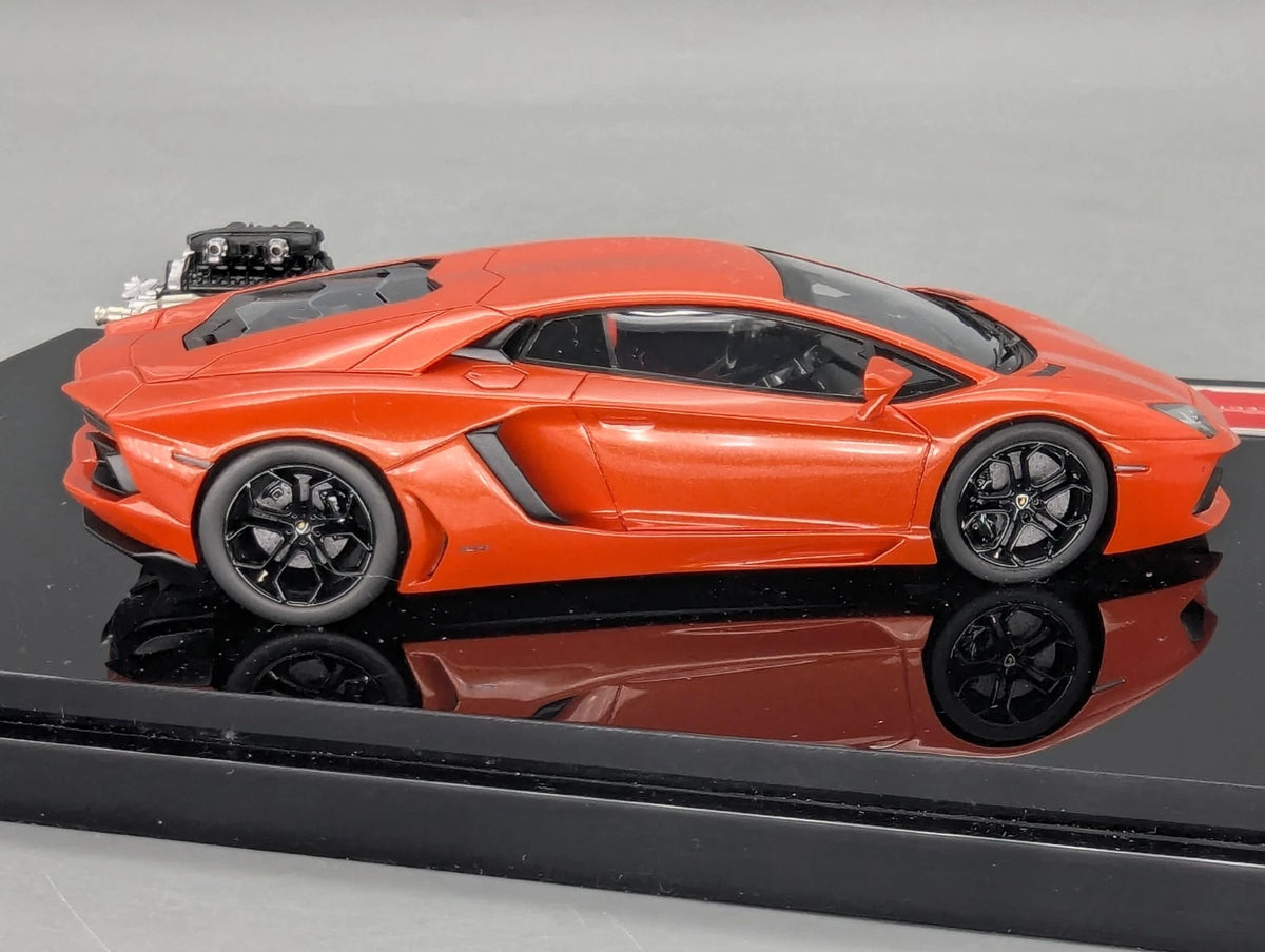 Eidolon Make Up 1:43 Lamborghini Aventador LP700-4 2011 Engine Set Arancio OVP