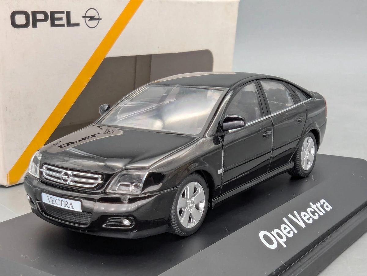 Modellautos 1:43 Schuco Opel Vectra GTS Schwarz mit Dealer OVP
