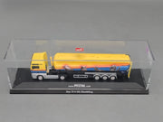 Lkw Modell 1:87 Herpa Steyr ST-A XXL Silosattelzug Pitztal mit Vitrine