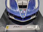 Modellautos 1:12 BBR Ferrari FXX-K 2014 Car #27 Blue UNIKAT Ltd 01/01 OVP