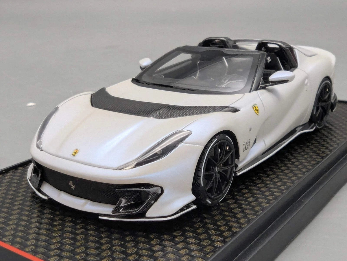 Modellautos 1:43 BBR Concept43 Ferrari 812 Competizione Aperta Weiß 091/156 OVP