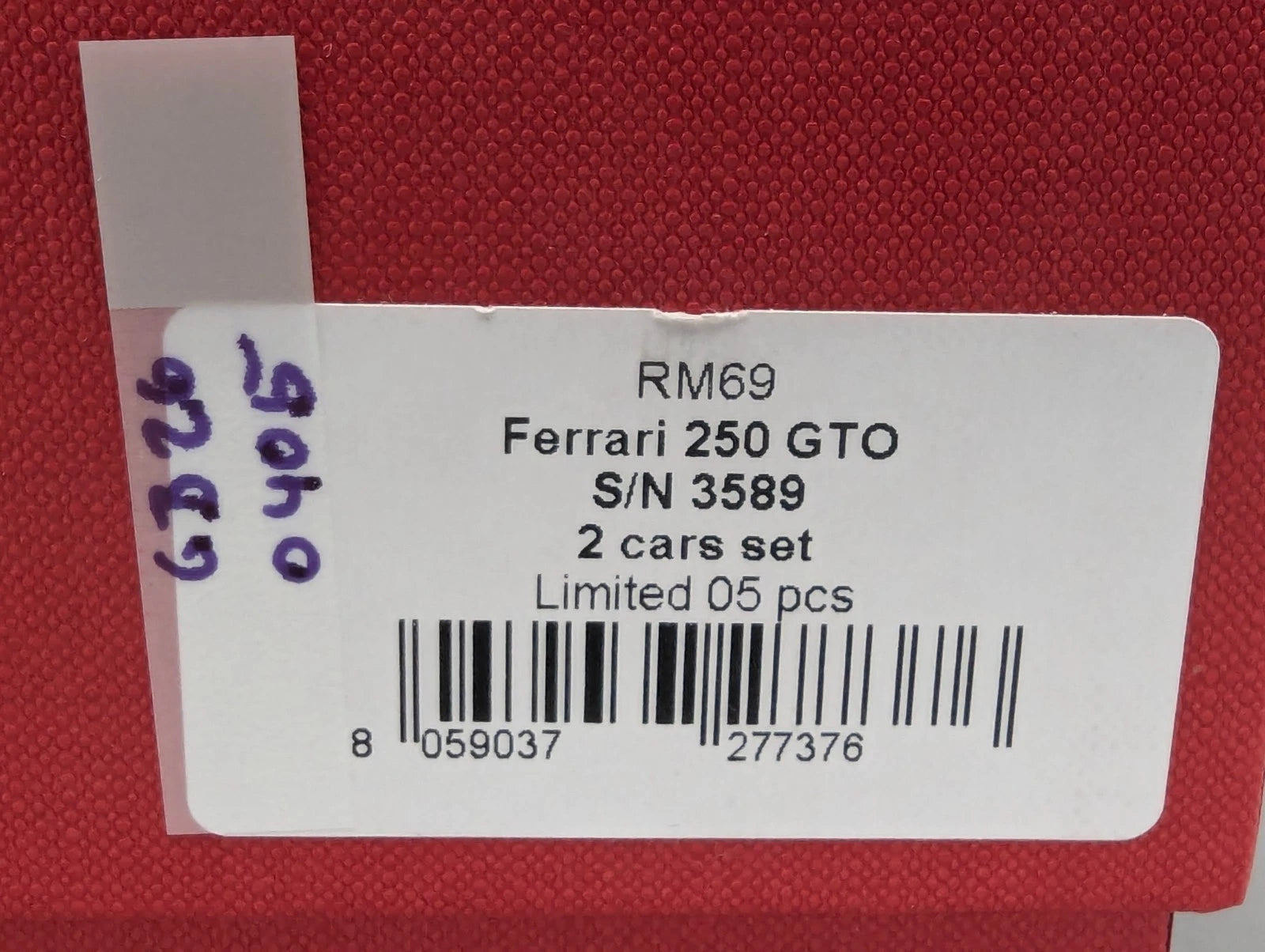 Modellautos 1:43 BBR  Ferrari 250 GTO S/N 3589 Set 2-tlg. 2/5 OVP