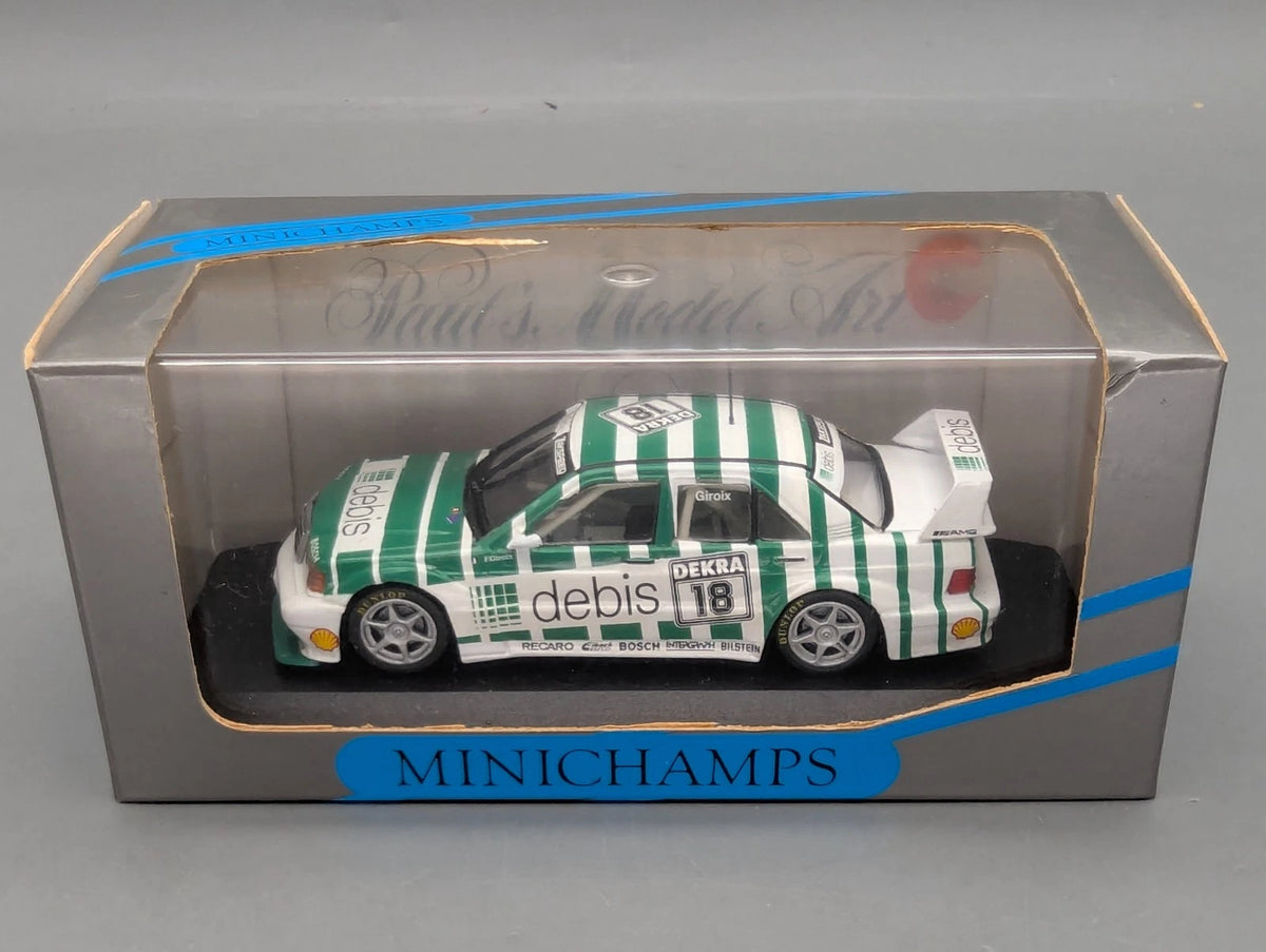 Modellautos 1:43 Minichamps Mercedes Benz 190 E Evo 2 #18 Giroix mit OVP