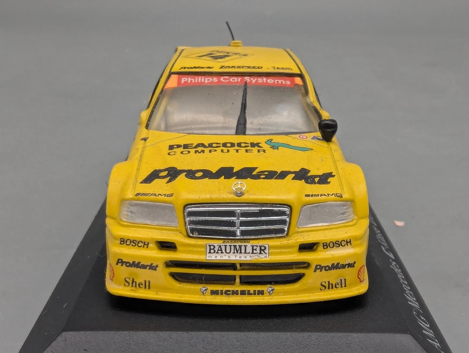 Modellautos 1:43 Minichamps AMG Mercedes C Klasse ITC 1995 #14 K. Thiim mit OVP