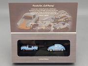 Modellautos 1:90 Schuco Piccolo-Set Gulf Racing VW Käfer und Porsche 914 in OVP