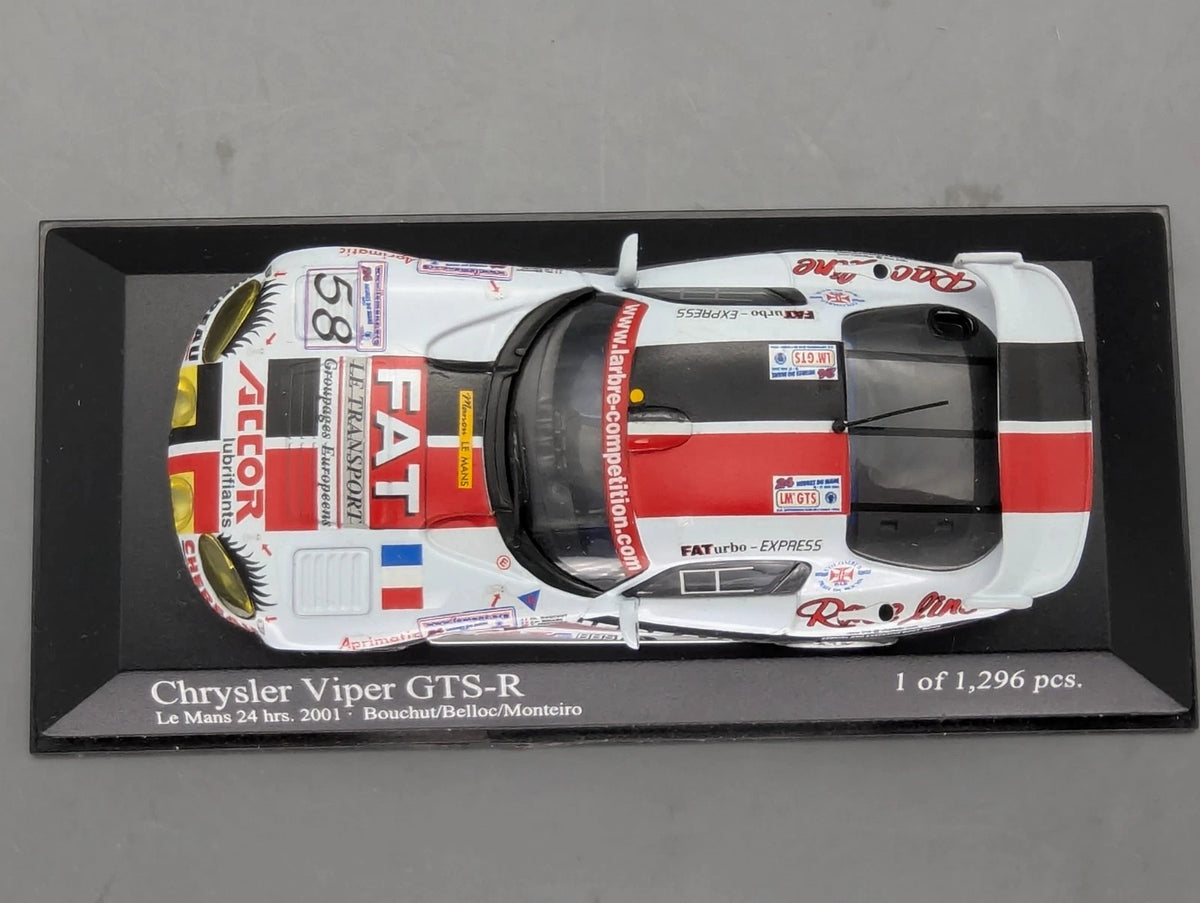 Modellautos 1:43 Minichamps Chrysler  Viper GTS-R 24h Le Mans 2001 #58 OVP